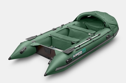Gladiator C 400 AL ACTIVE Зеленый моторная лодка ПВХ Алюминиевый пайол