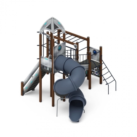 Детская игровая площадка Космопорт горка Н 2000 ДИК 2.14.09-01