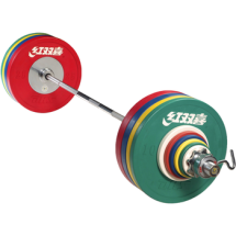 Штанга DHS Olympic 240 кг. для соревнований, аттестованная IWF