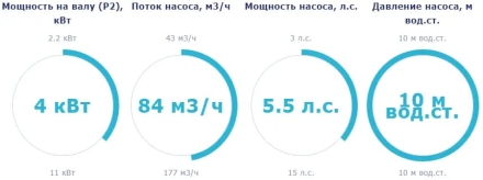 Насос с префильтром Saci Pumps Magnus-4 84м3/ч 380В