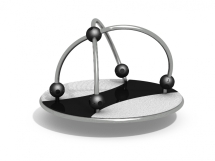 ДИО 2.32.01 Карусель платформа с шарами нерж