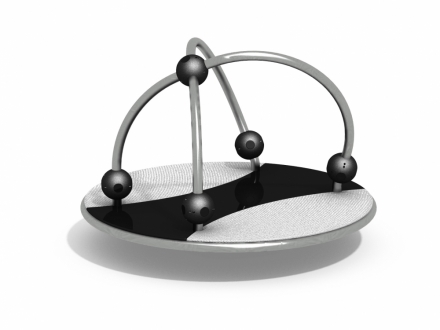 ДИО 2.32.01 Карусель платформа с шарами нерж