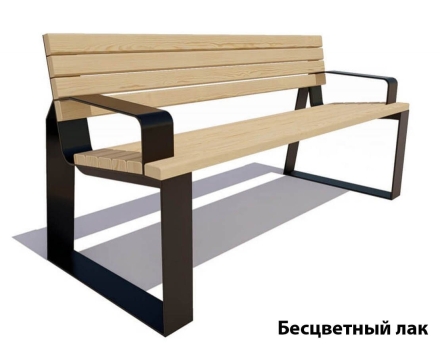 Парковая скамейка Подольск, Лиственница 1,2 м