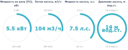 Насос с префильтром Saci Pumps CF-4 750