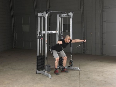 Кроссовер угловой с двумя весовыми стеками по 72,5 кг