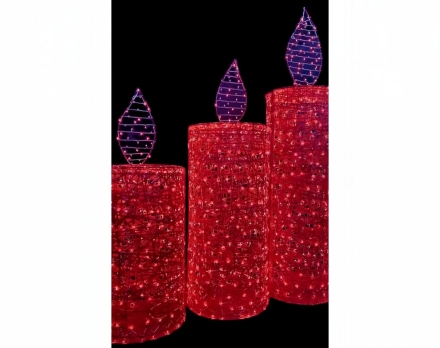 Световая фигура Свеча (высота 2,1 м)