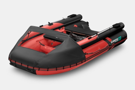 GLADIATOR E 380 X Expedition Красно-черный моторная лодка ПВХ