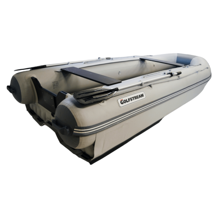 Моторная лодка ПВХ GOLFSTREAM MF 550 jet под водомет Серый