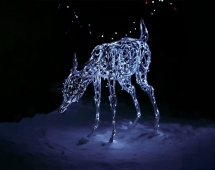 Световая фигура Олененок d009