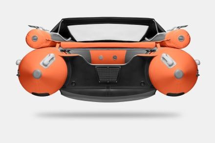 GLADIATOR E 380 X Expedition Оранжево-темносерый моторная лодка ПВХ