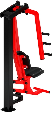 Бабочка (красный) - Уличный тренажер - СТ 028-11.И1