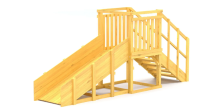 Зимняя горка Савушка Зима Wood 1