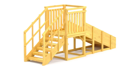Зимняя горка Савушка Зима Wood 1