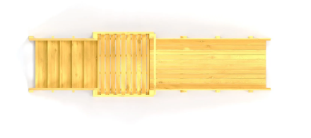 Зимняя горка Савушка Зима Wood 1