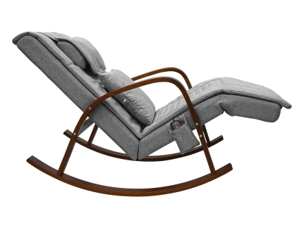 Массажное кресло качалка FUJIMO F2002 МСX Time2Chill Grey (Tailor 7) Вишня