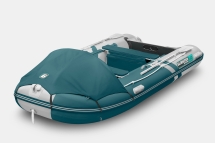 Gladiator C 400 AL ACTIVE Морской зеленый-белый моторная лодка ПВХ Алюминиевый пайол