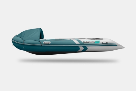 Gladiator C 400 AL ACTIVE Морской зеленый-белый моторная лодка ПВХ Алюминиевый пайол