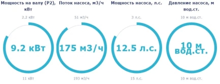 Насос с префильтром Saci Pumps CF-2 1250