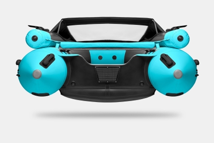 GLADIATOR E 380 X Expedition Черно-бирюзовый моторная лодка ПВХ