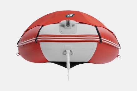 Gladiator C 400 AL ACTIVE Красно-белый моторная лодка ПВХ Алюминиевый пайол