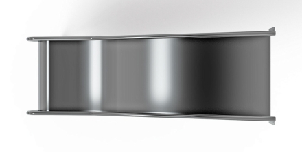 Горка из нержавеющей стали приставная 900 SNP 900.470-02