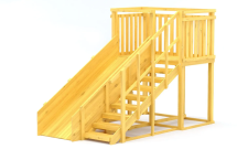Зимняя горка Савушка Зима Wood 3