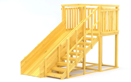 Зимняя горка Савушка Зима Wood 3
