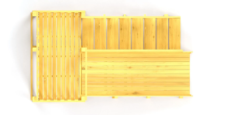 Зимняя горка Савушка Зима Wood 3