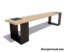 Парковая скамейка Цюрих, Сосна 1,5 м