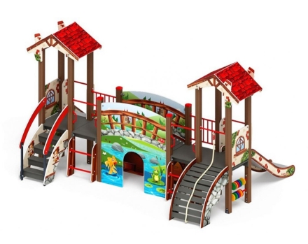 Детская игровая площадка В гостях у сказки ДИК 1.05.01.С H=900