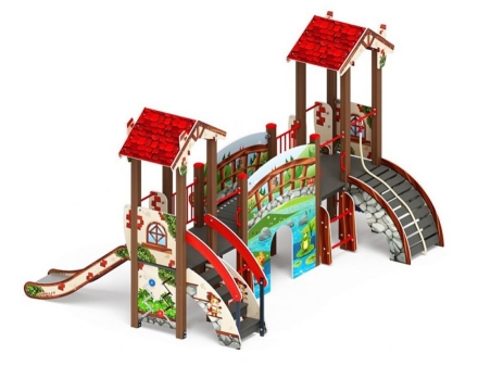 Детская игровая площадка В гостях у сказки ДИК 1.05.01.С H=900