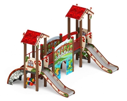 Детская игровая площадка В гостях у сказки ДИК 1.05.01.С H=900