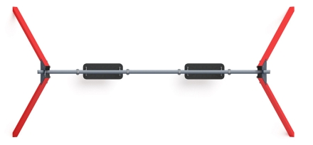 Качели двойные М2 - ИО 12.М.03.03.03-01