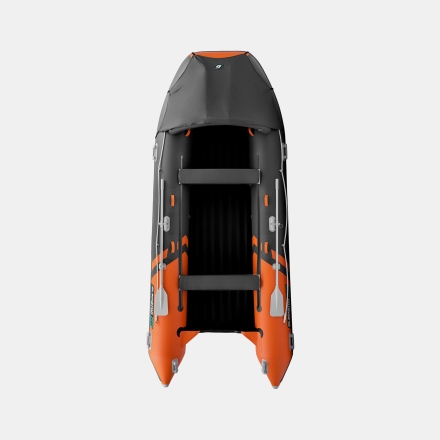 Gladiator E 450 PRO AIR оранжево-темносерый моторная лодка ПВХ