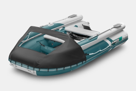 GLADIATOR E 380 X Expedition Морской зеленый-белый моторная лодка ПВХ