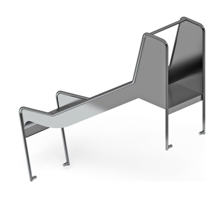 Горка для геопластики из нержавеющей стали 900 SNG 900.470-01