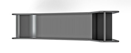 Горка для геопластики из нержавеющей стали 900 SNG 900.470-01