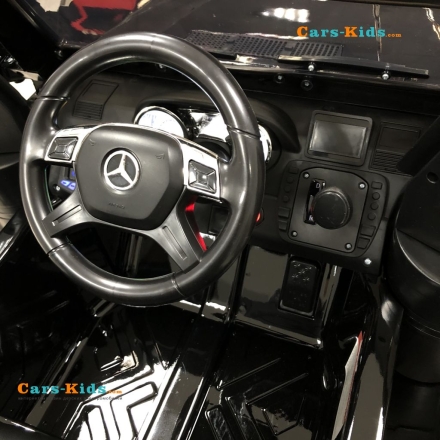 Электромобиль Mercedes-Benz G63 AMG черный глянец