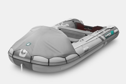 Gladiator C 420 AL ACTIVE Светло-темносерый моторная лодка ПВХ Алюминиевый пайол