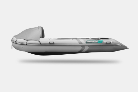 Gladiator C 420 AL ACTIVE Светло-темносерый моторная лодка ПВХ Алюминиевый пайол
