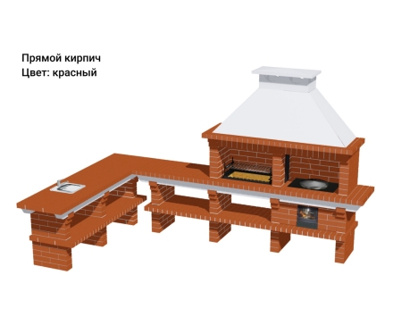 Печь Аристократ 7304 Прямоугольный кирпич графитовый серый