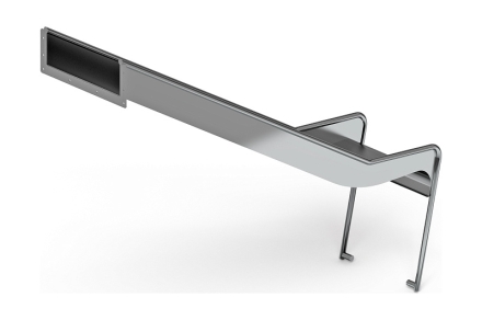 Горка из нержавеющей стали приставная 1200 SNP 1200.470-02