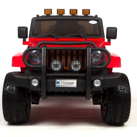 Электромобиль Jeep Wrangler 4WD WXE1688 красный