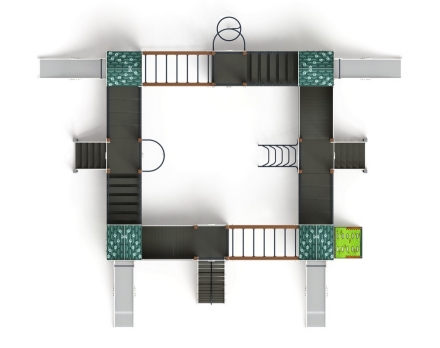 Детская игровая площадка Остров детства (Город) Н 1200 ДИК 2.01.8.01-01