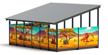 Теневой навес (Сафари) - МФ 71.6.4-10