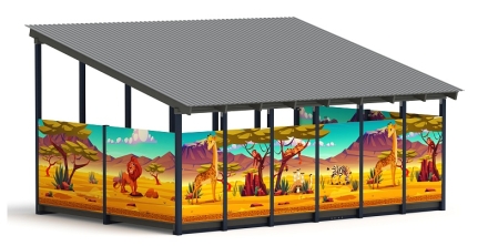 Теневой навес (Сафари) - МФ 71.6.4-10