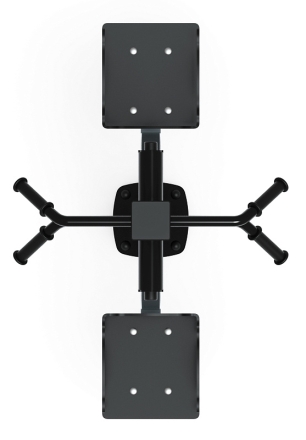 Маятник двойной (серый) - Уличный тренажер - СТ 029-13.П