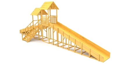 Зимняя горка Савушка Зима Wood 7/4