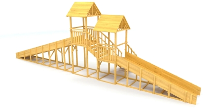 Зимняя горка Савушка Зима Wood 7/4