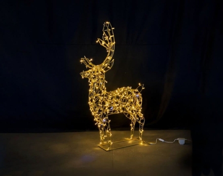 Световая фигура Олень стилизованный большой d001